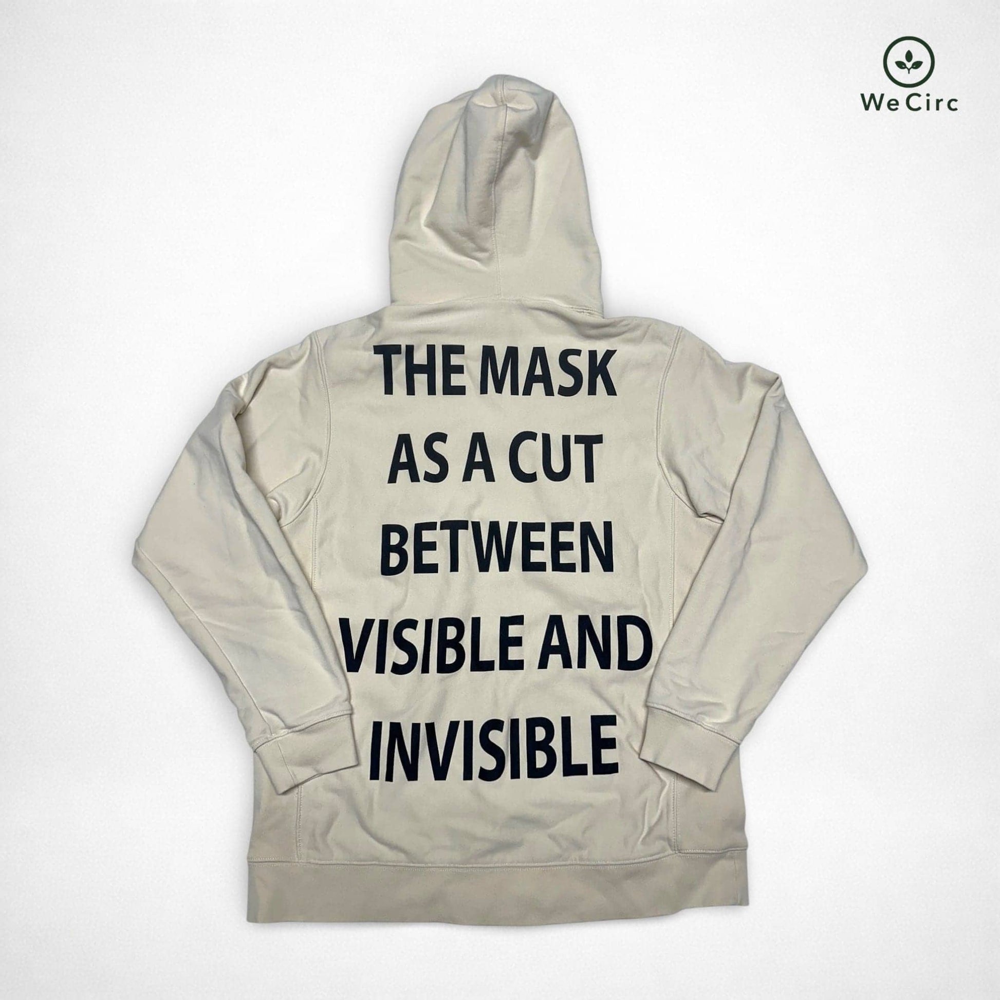 Mask Manifesto Hoodie Beige XL - Detailbild