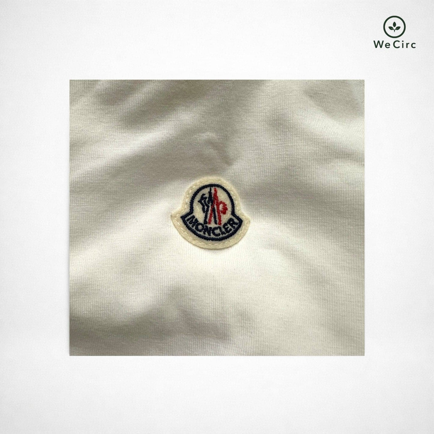 Basic Logo Shirt mit dreifarbigem Besatz WeiÃŸ M - Detailbild