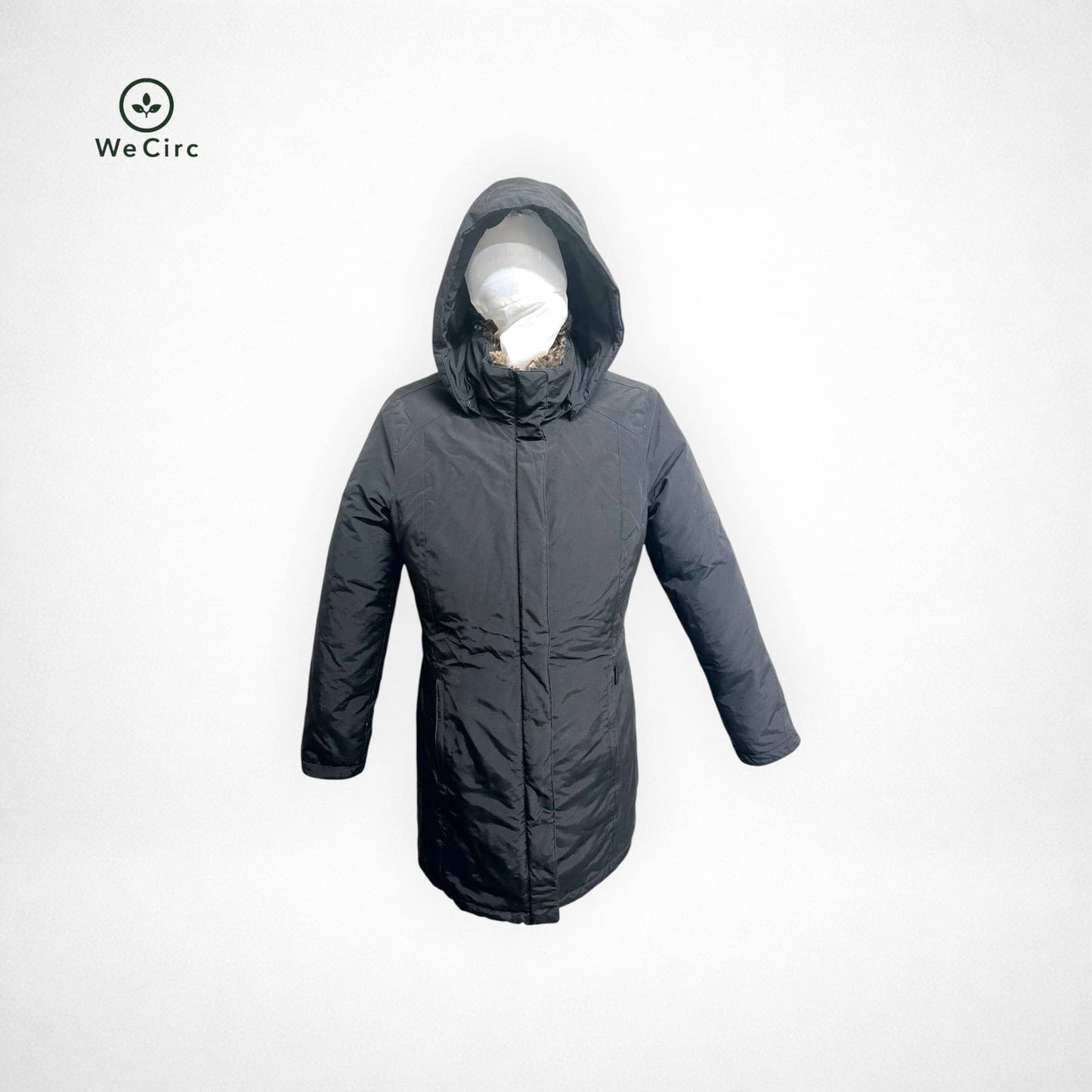 Parka mit Fell Schwarz M - Detailbild