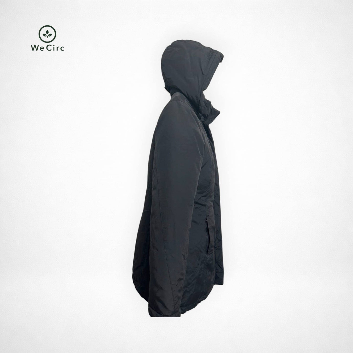Parka mit Fell Schwarz M - Detailbild