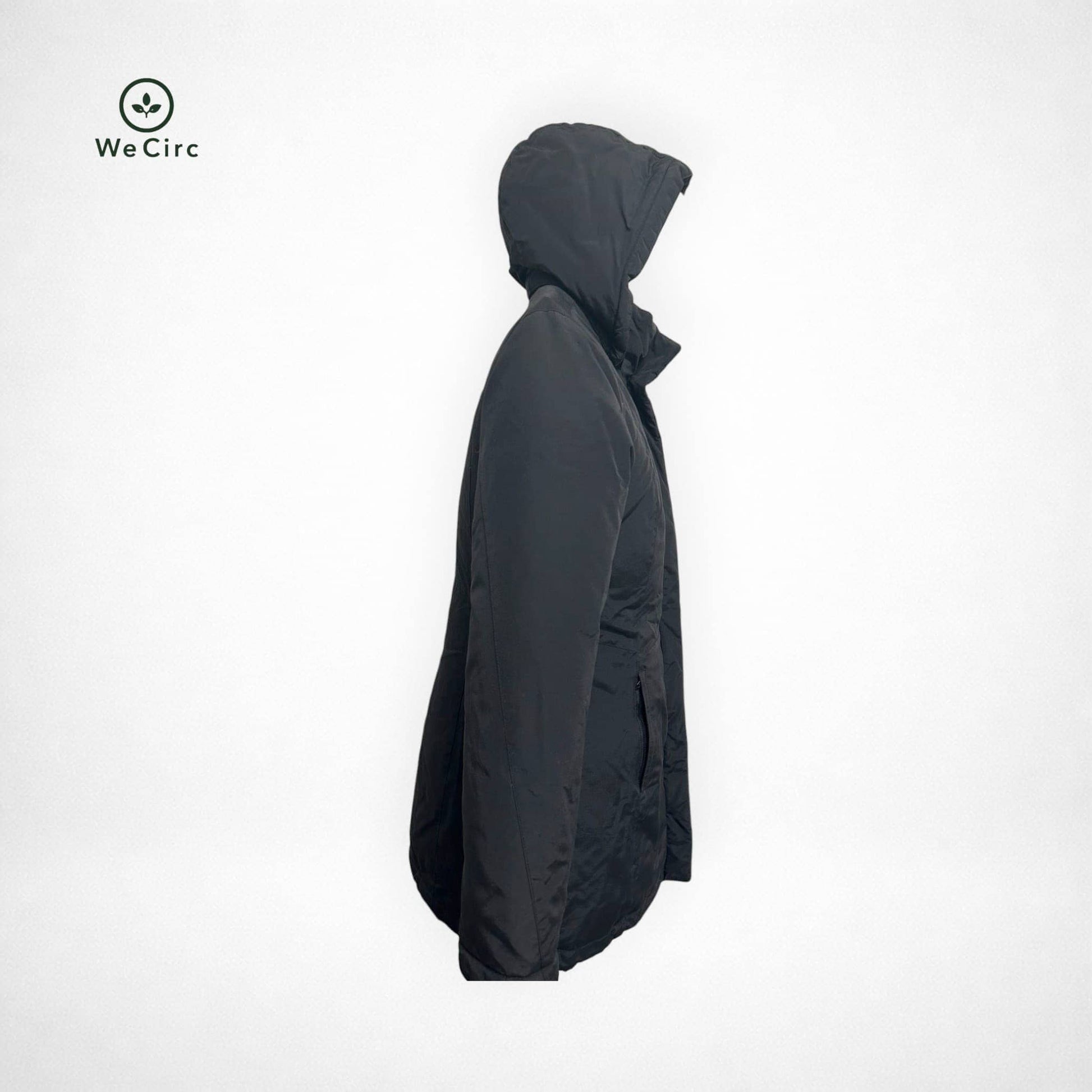 Parka mit Fell Schwarz M - Detailbild