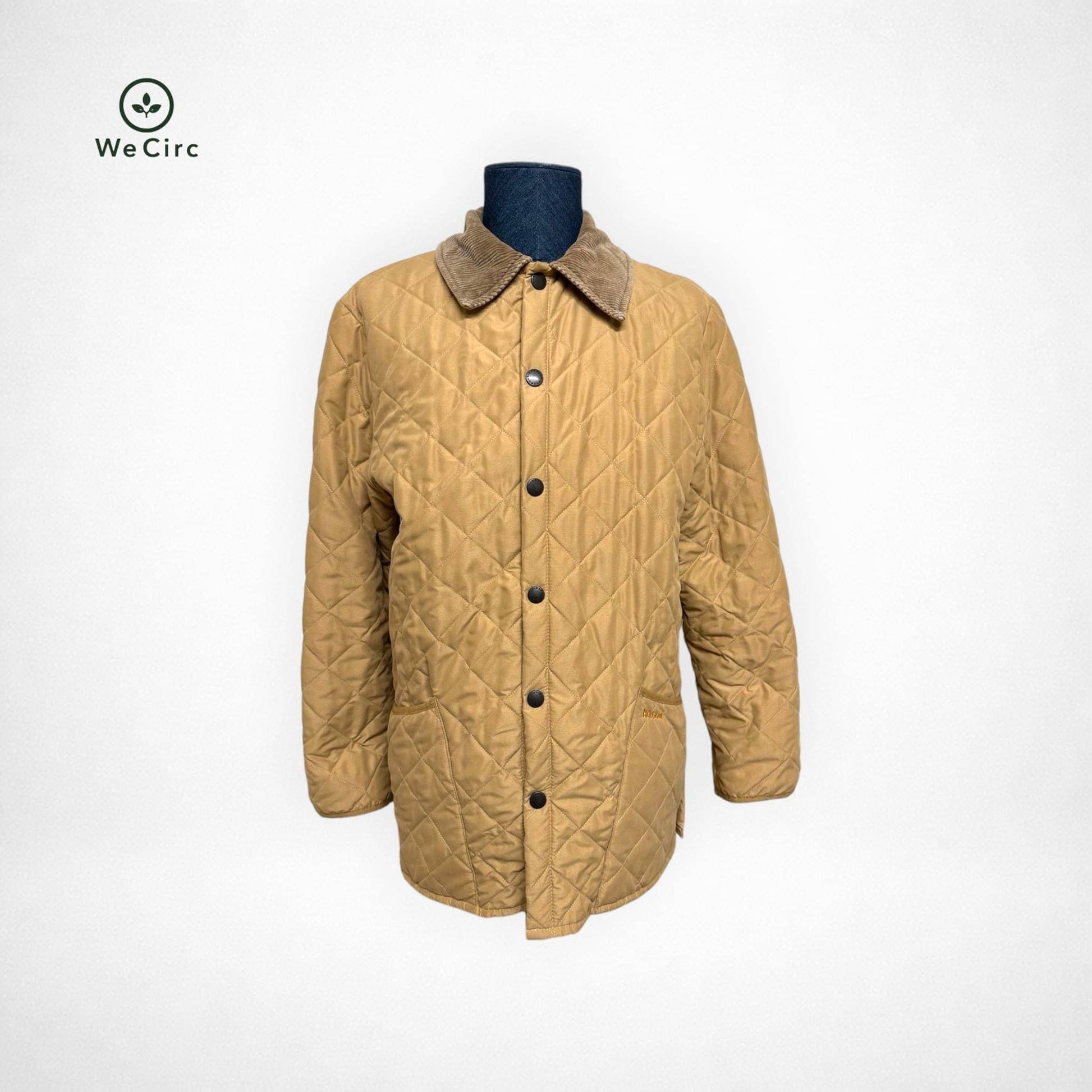 Barbour Eksdale Steppjacke Beige M - Hauptansicht