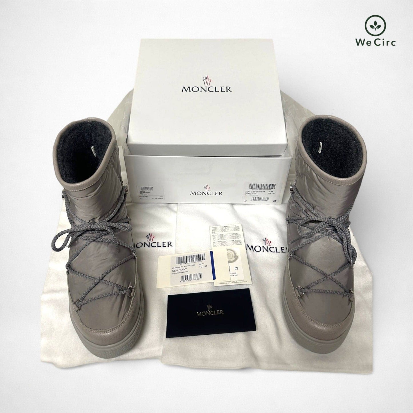 Moncler Fanny Stiefel Grau 41 - Hauptansicht