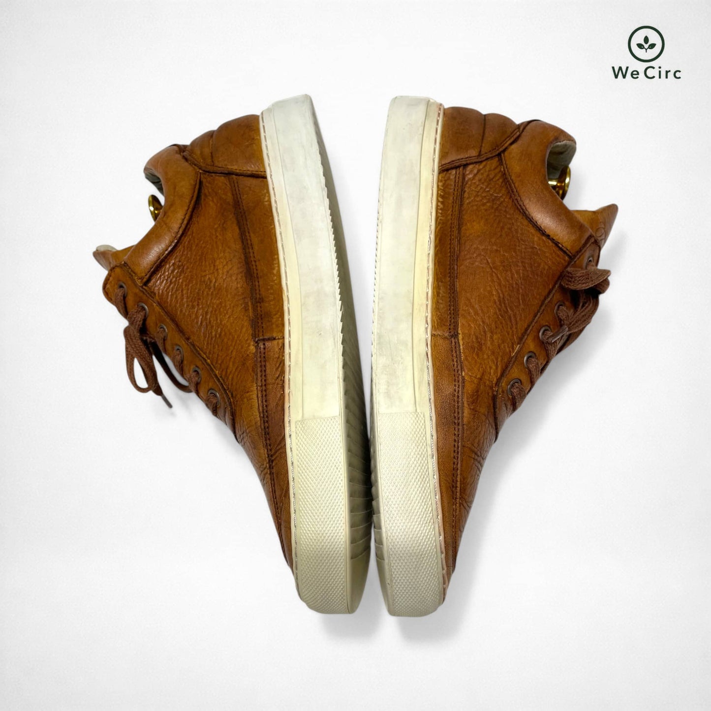 Low Top Premium Wood Sneaker Braun 42 - Detailansicht