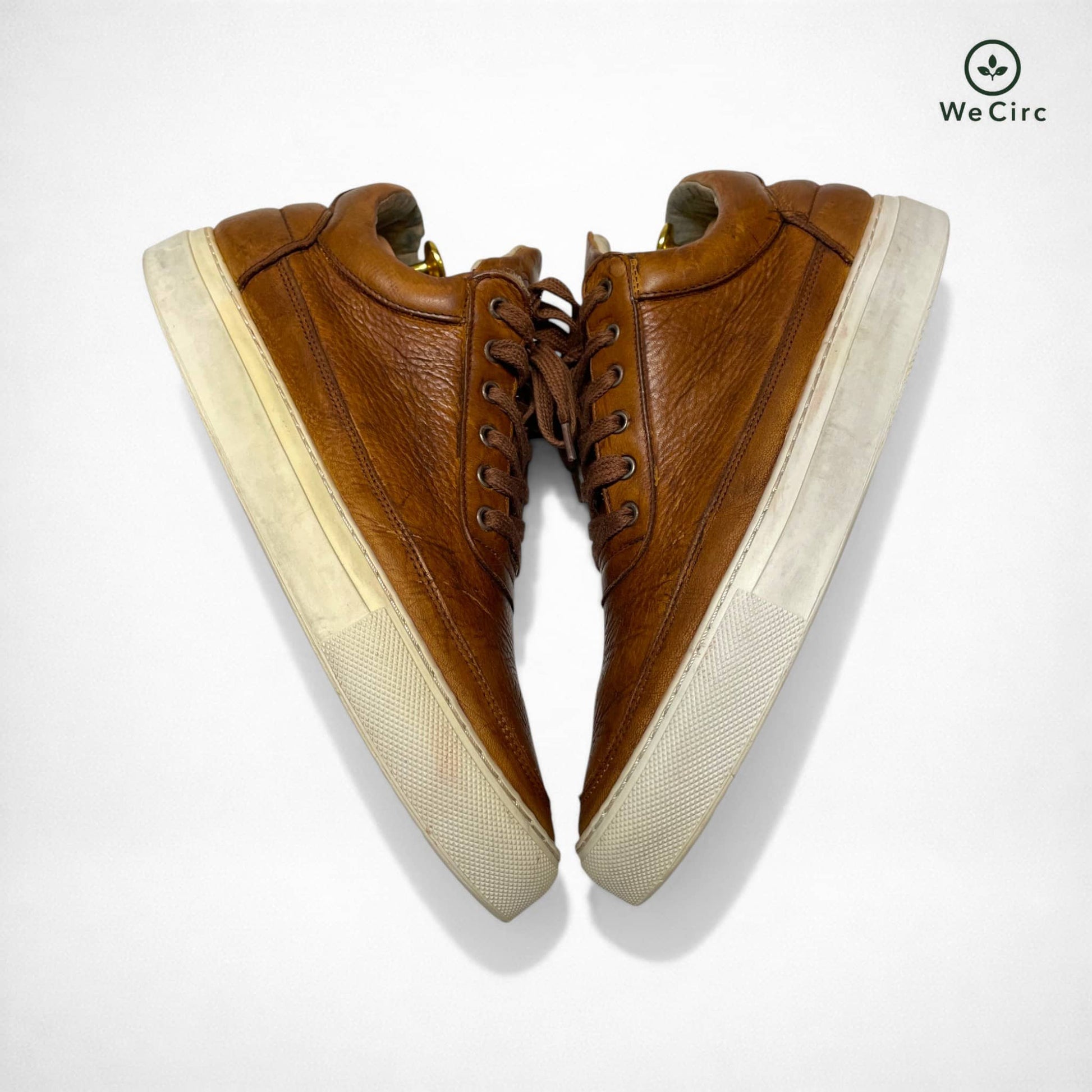 Low Top Premium Wood Sneaker Braun 42 - Detailansicht