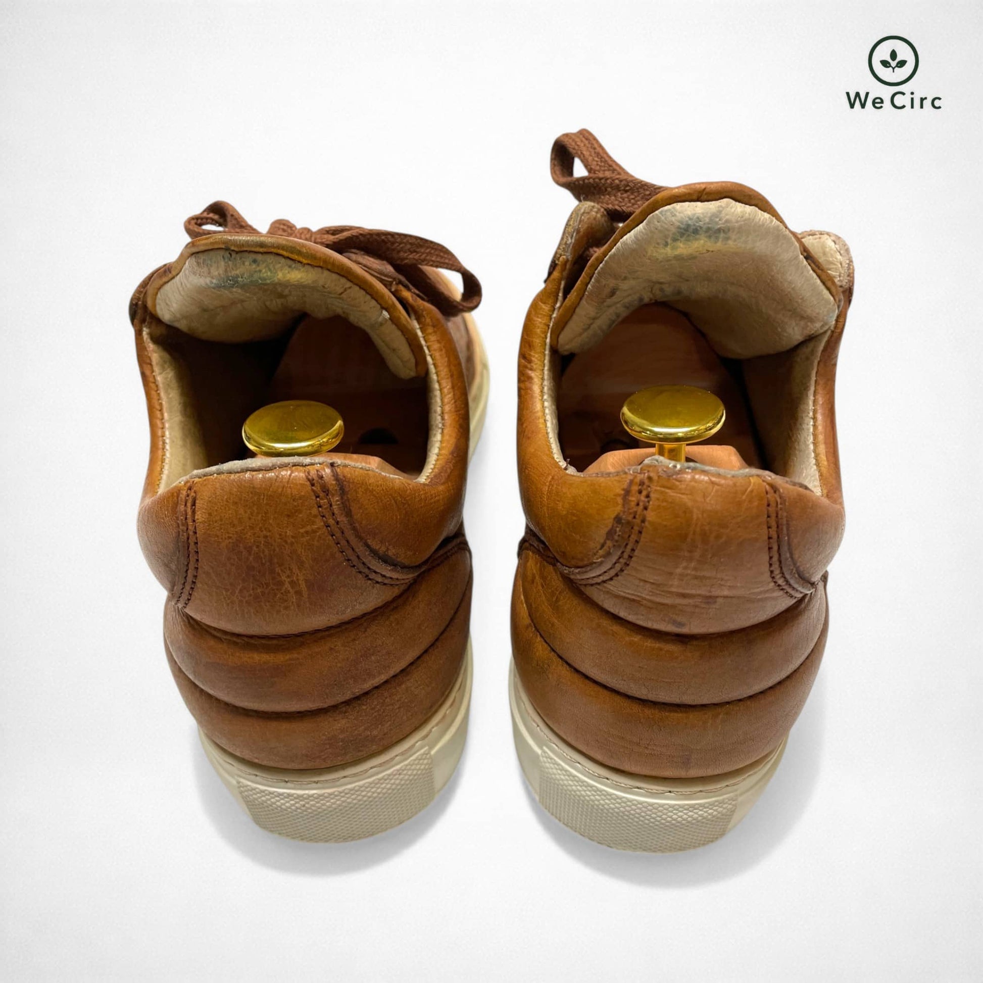 Low Top Premium Wood Sneaker Braun 42 - Detailansicht