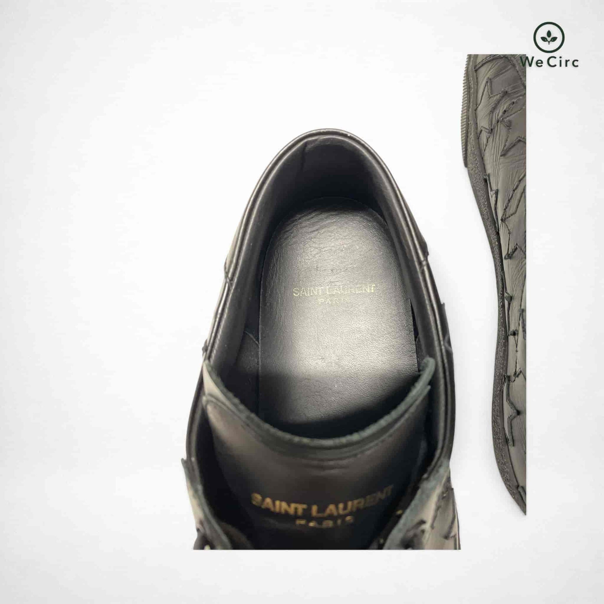 Court Classic Low-Top Sneaker Schwarz 44 - Detailansicht