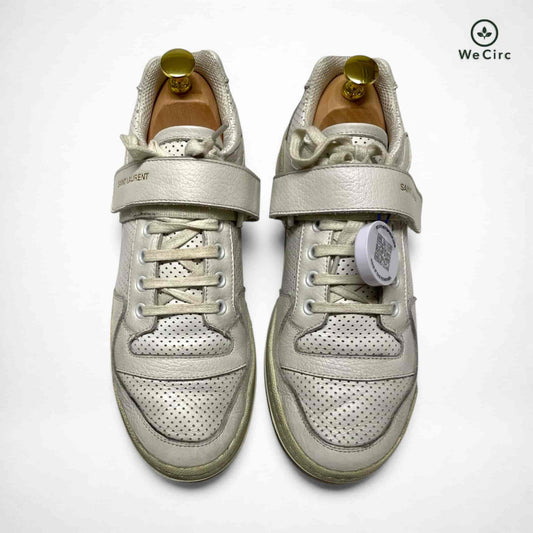 Yves Saint Laurent SL24 Low Top Sneaker Weiß 41 - Hauptansicht