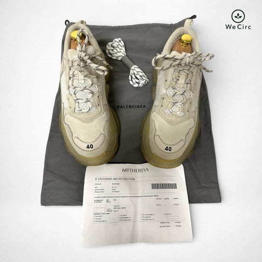 Triple S Sneaker Weiß 40 - Hauptansicht