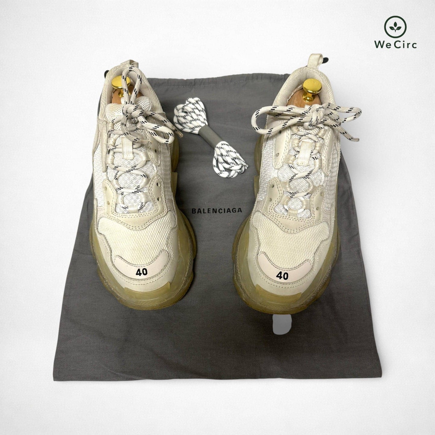 Triple S Sneaker WeiÃŸ 40 - Detailbild