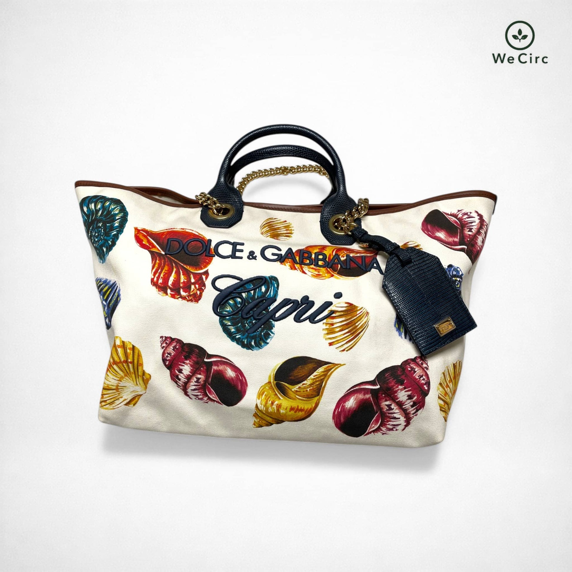 Atene" Tote Bag limitierte "Capri" Tasche Mehrfarbig - Detailansicht
