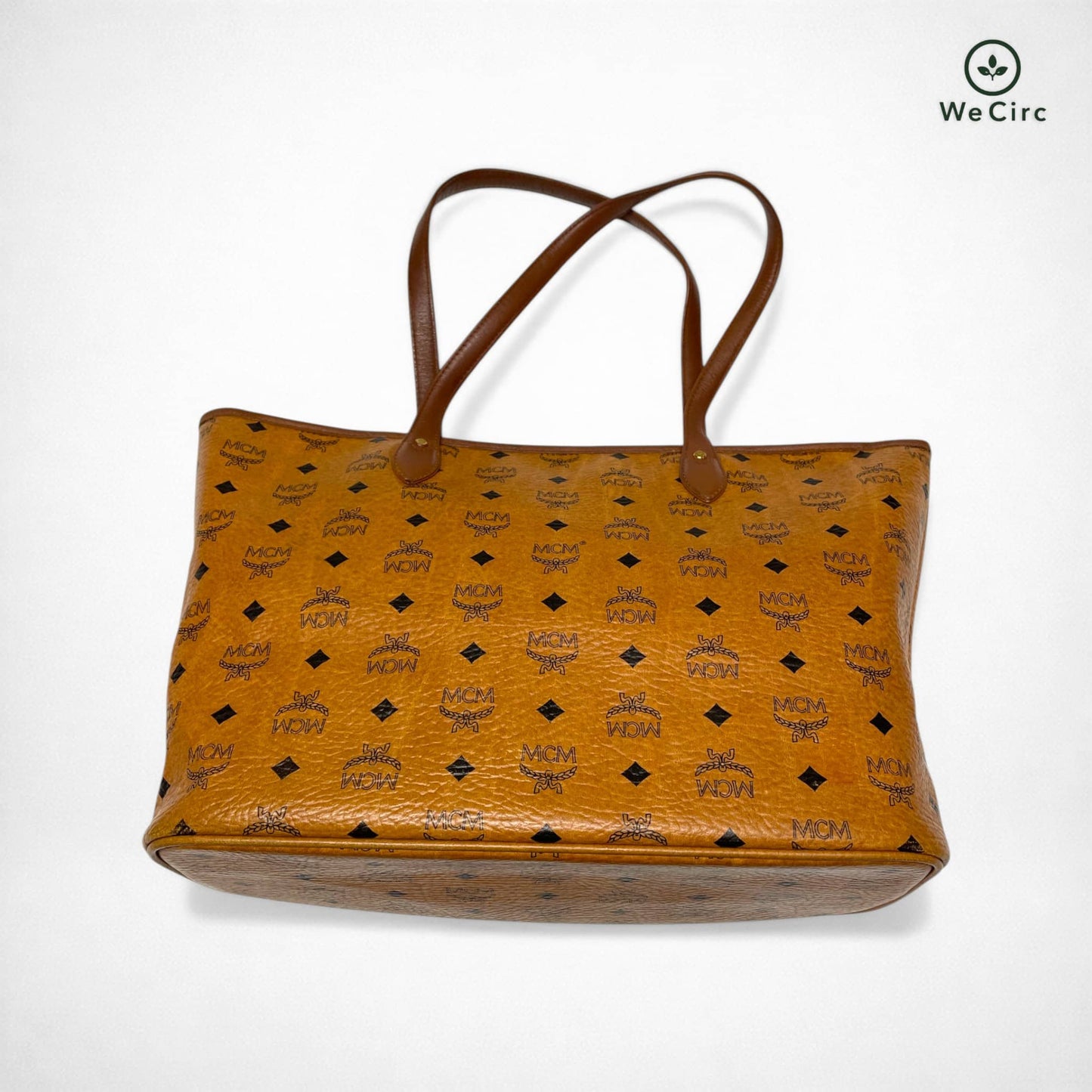 Zipper Shopper Tasche Braun - Detailansicht
