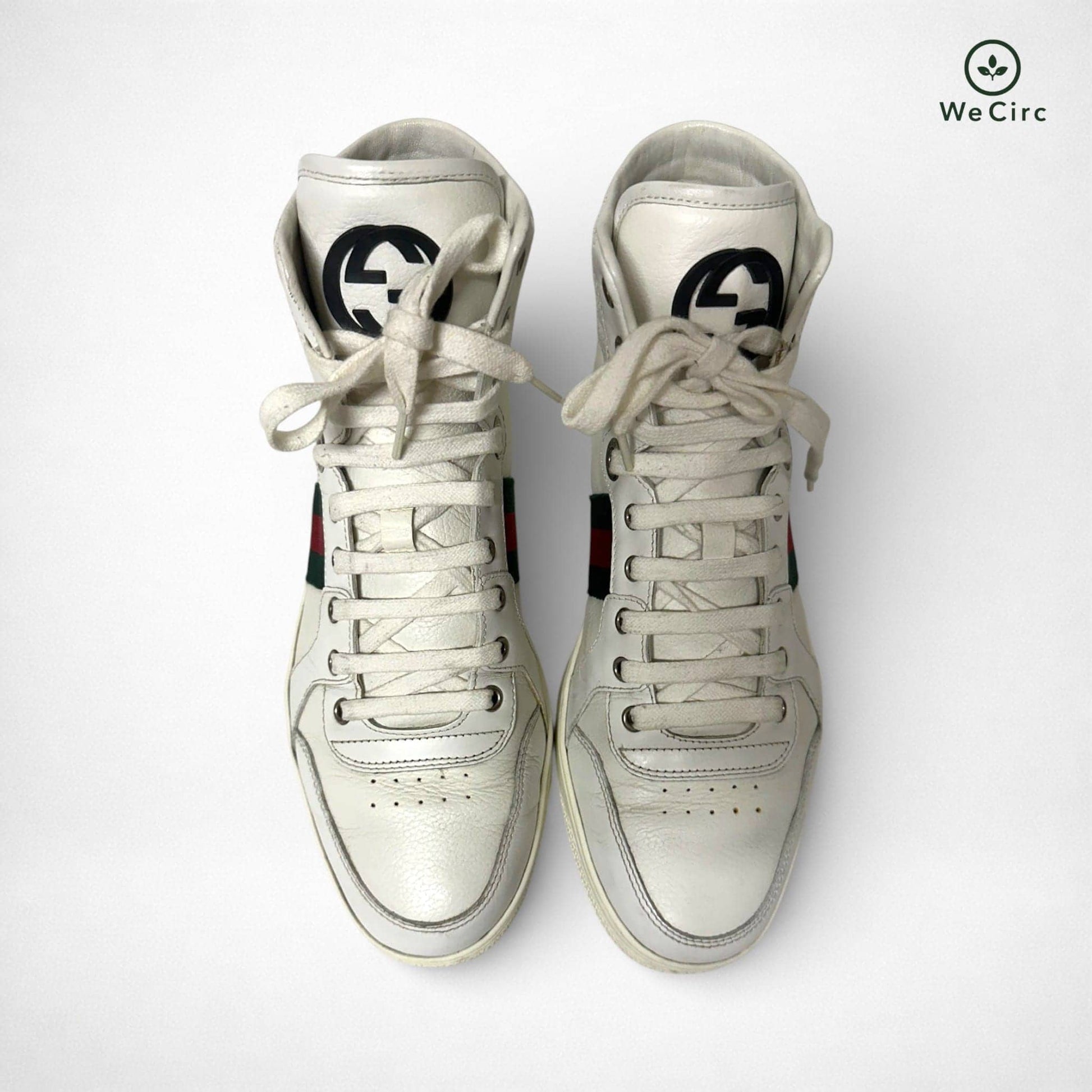 Gucci Coba High Top Sneaker Weiß 42 - Hauptansicht