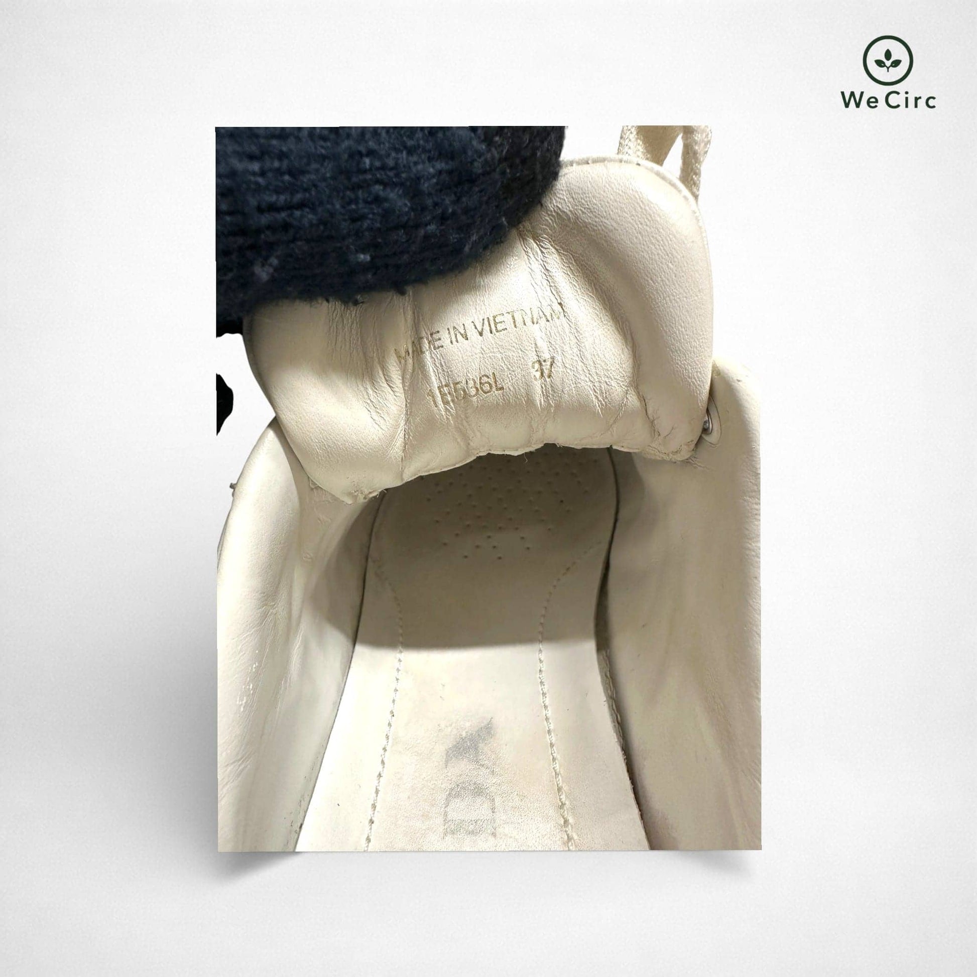 Plateau Sneaker Weiß 37 - Detailbild