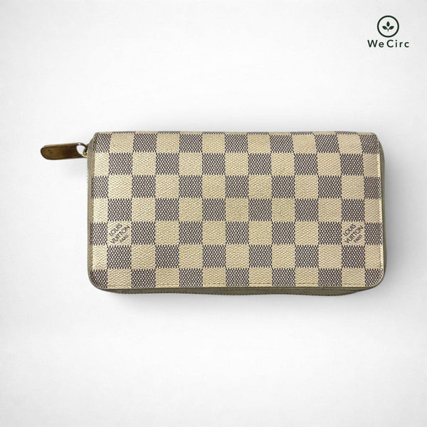 Zippy Portemonnaie Damier Azure Creme