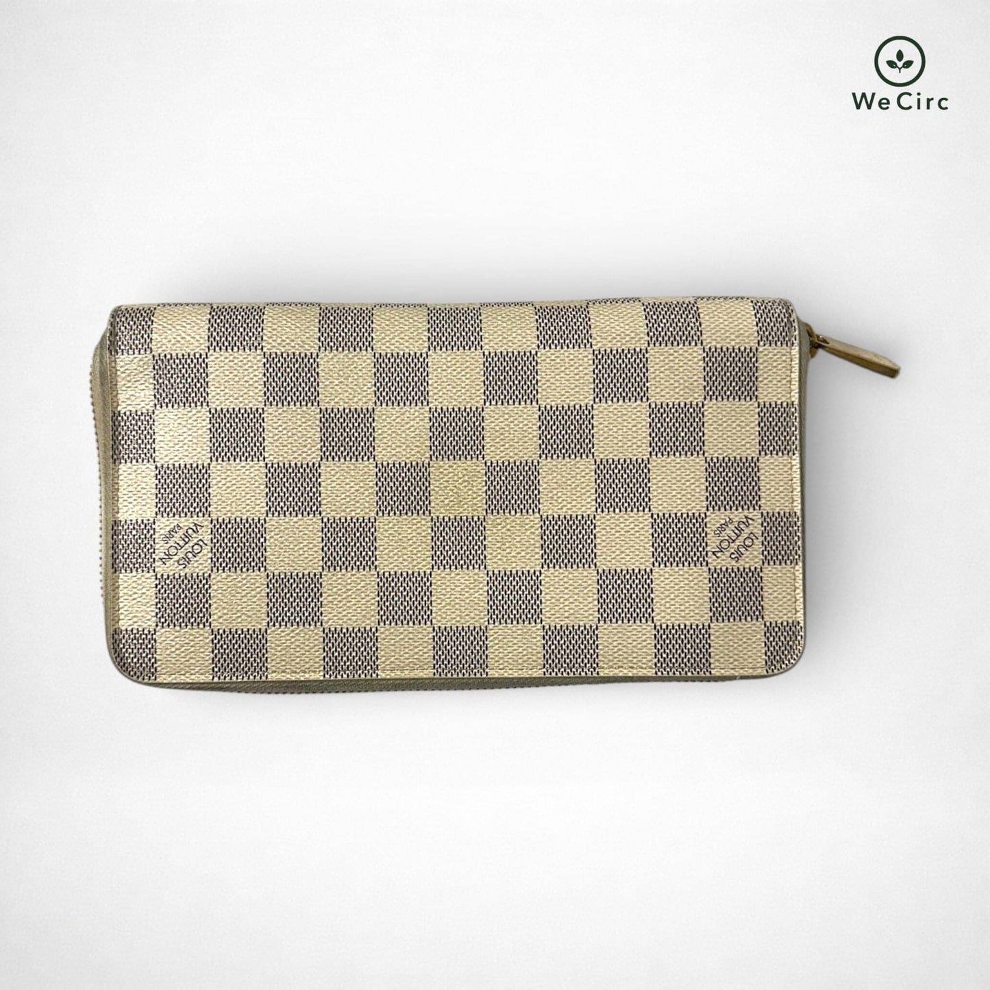 Zippy Portemonnaie Damier Azure Creme - Detailbild