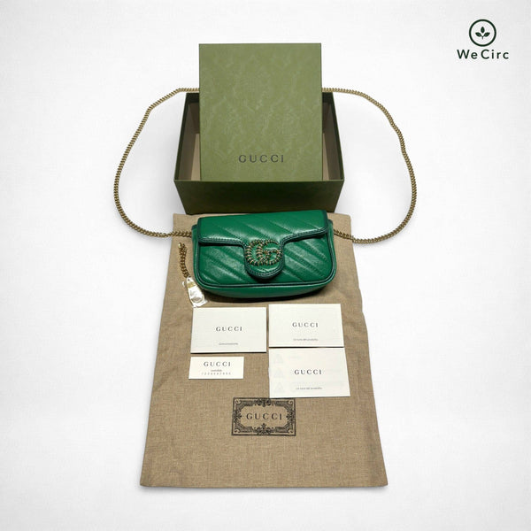 Marmont Mini Schultertasche Grün