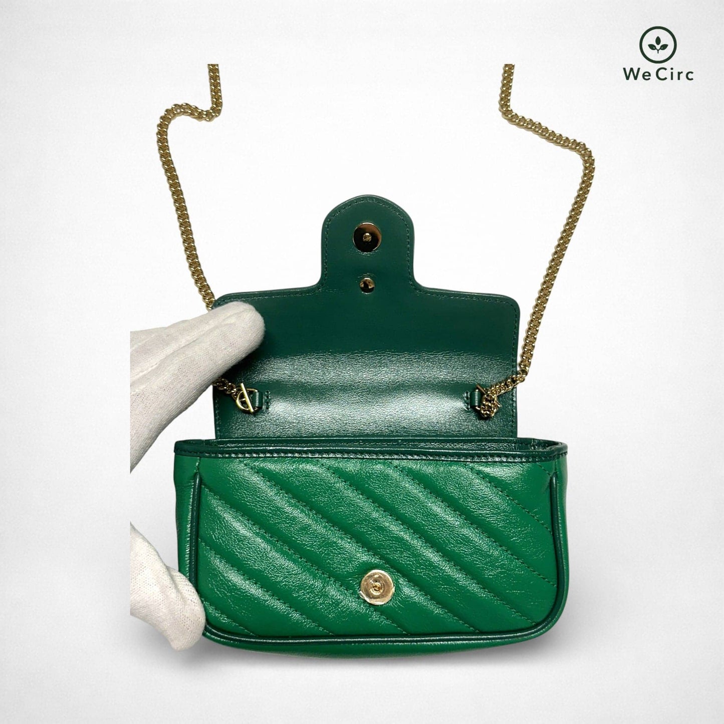 Marmont Mini Schultertasche GrÃ¼n - Detailbild