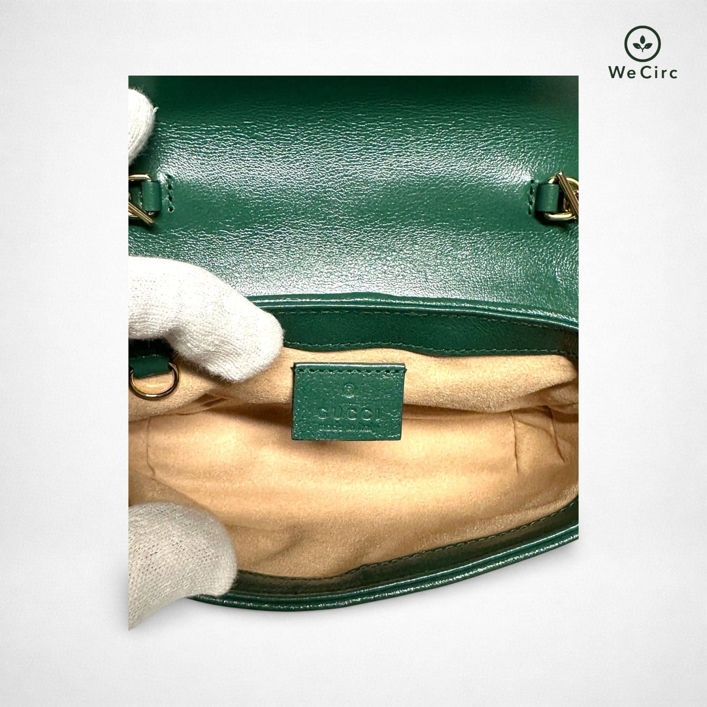 Marmont Mini Schultertasche GrÃ¼n - Detailbild